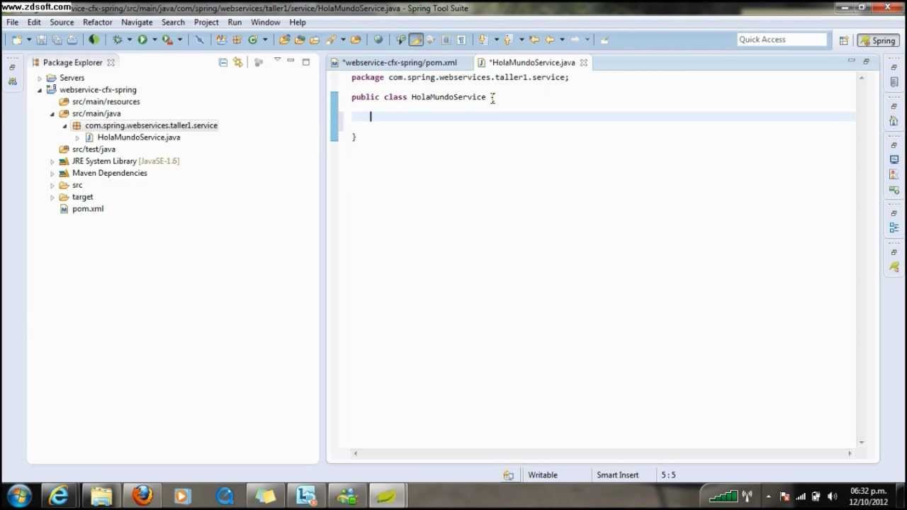 Crear un Web Service con Java + Maven + Spring + CXF