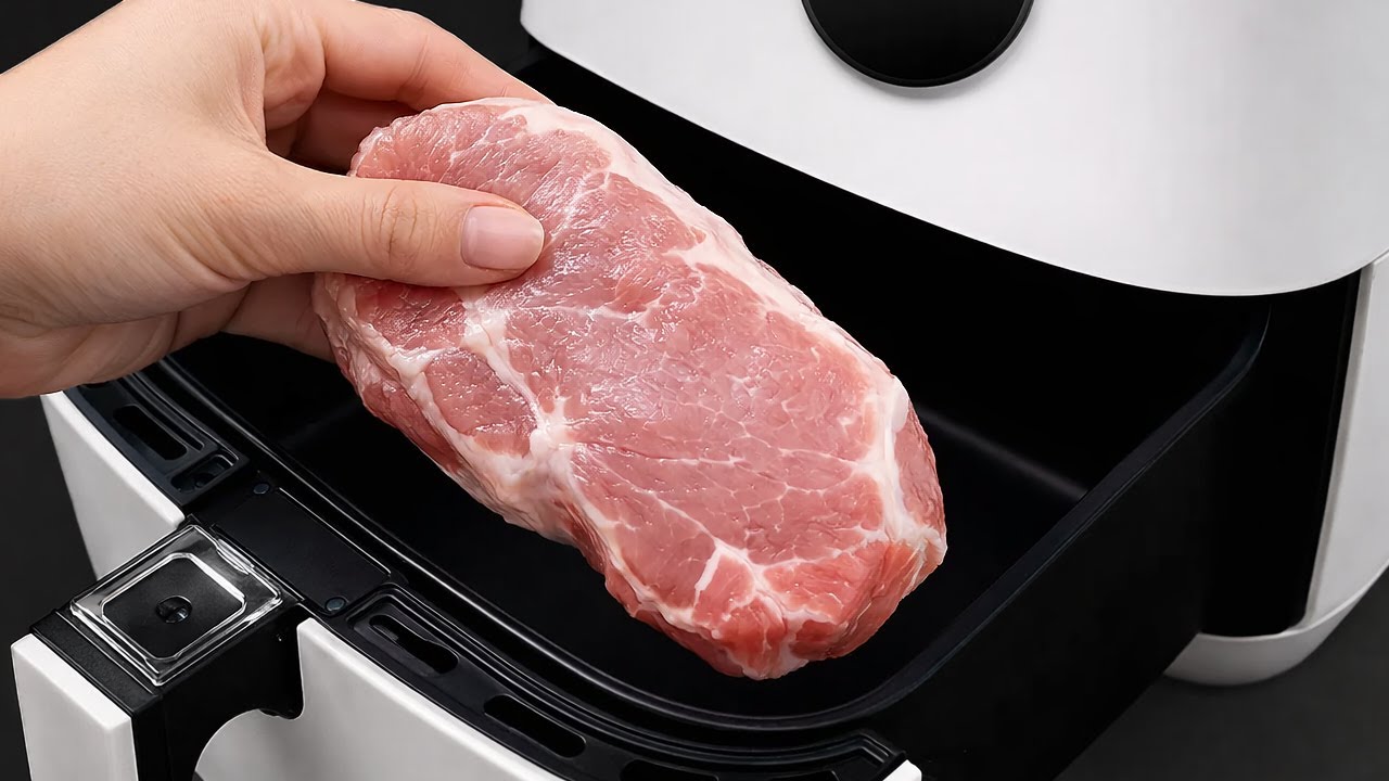 This Trick Makes the Juiciest Pork in the Air Fryer! Better Than Frying!