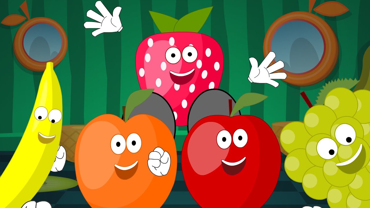 Five Little Fruits | Nursery Rhyme