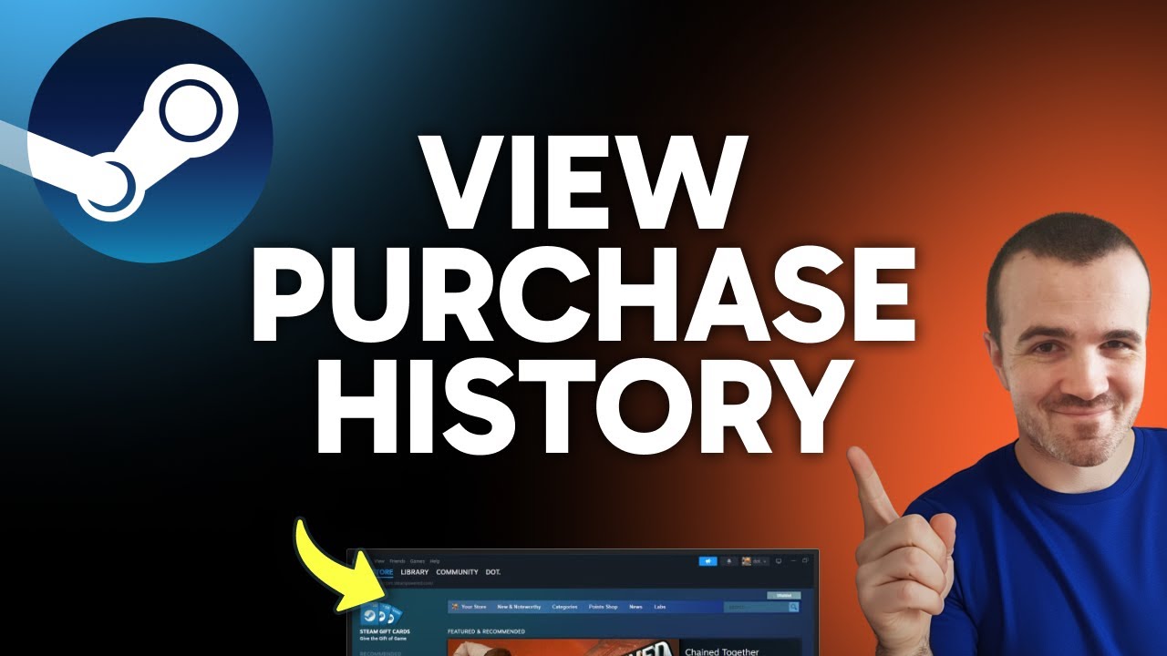 How to VIEW Purchase History on Steam (Step by Step)