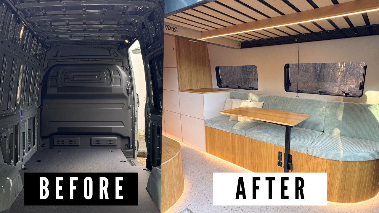 I built the first full electric DIY campervan | Full Timelapse