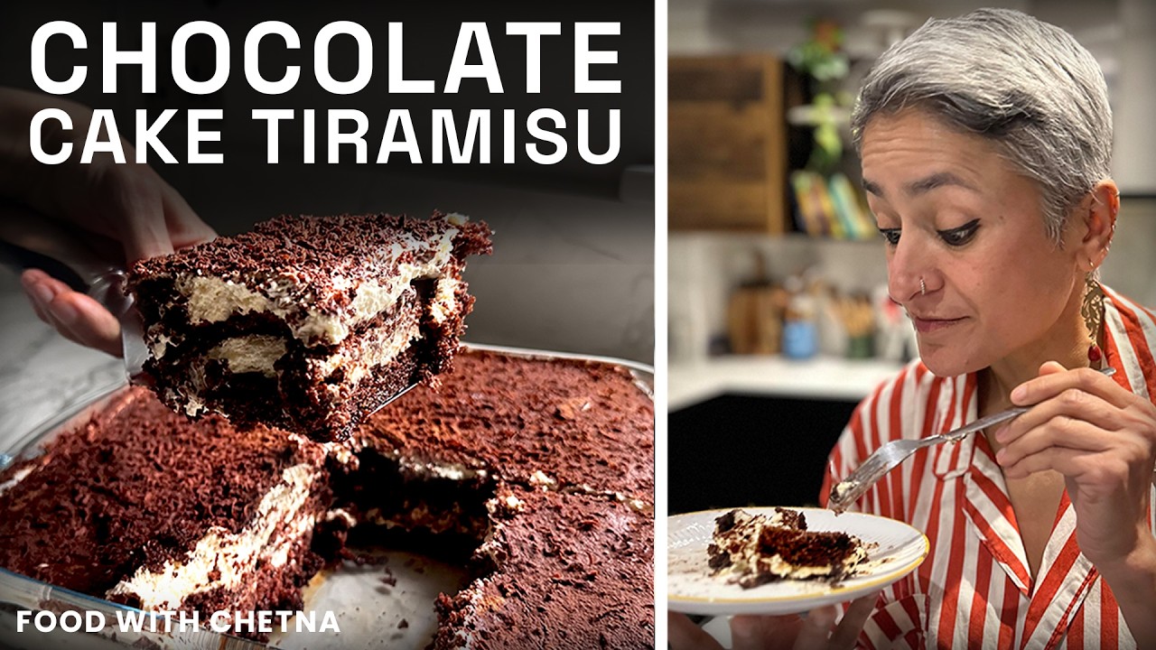 CHOCOLATE CAKE TIRAMISU - the best little twist to a Tiramisu