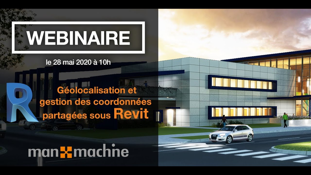 Webinaire Revit : Géolocalisation et gestion des coordonnées partagées sous Revit