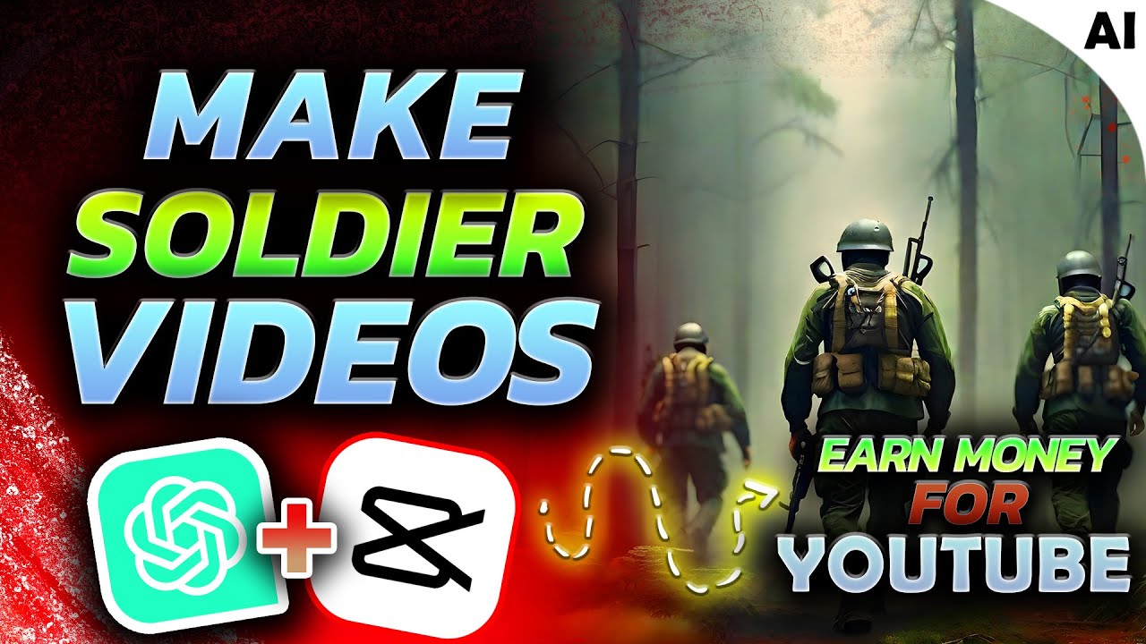 How to Make Money by Creating SOLDIER Videos with AI? (Ai Tutorial)