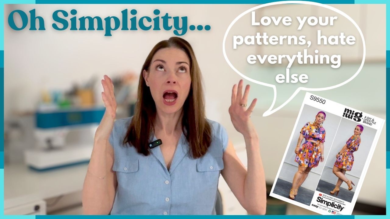 Pattern Review: Simplicity S9550 Shorts & Top MimiG inc Big4 snark