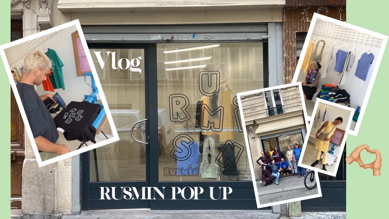Mon premier pop up Rusmin