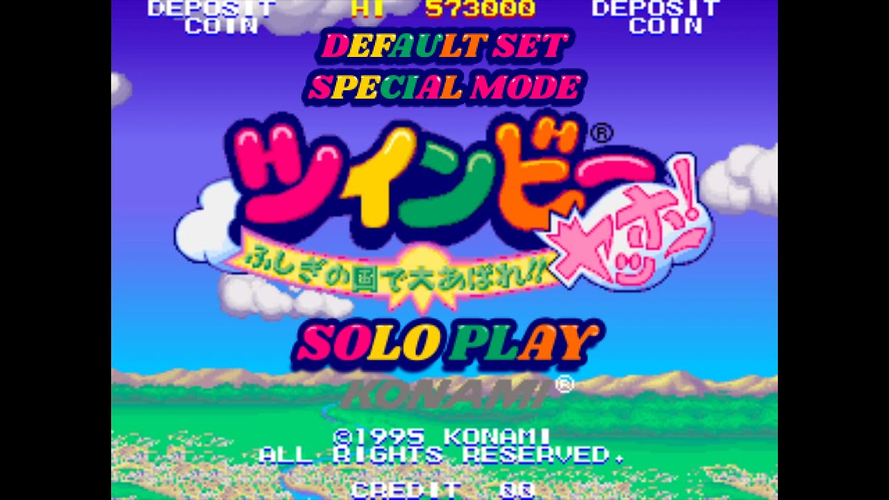 Twinbee Yahho (Default set, Special Mode) Solo play