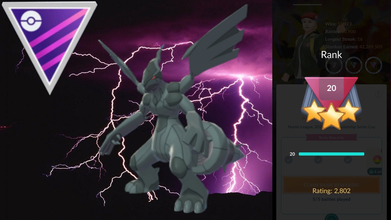 Zekrom leads the team to big elo gains (Pokémon Go PVP)