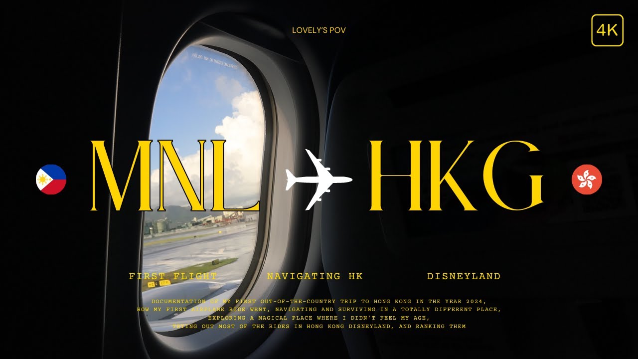 Travel with me Hong Kong diaries ✈️ my first airplane ride | Travel Vlog 2024 | Lovely B