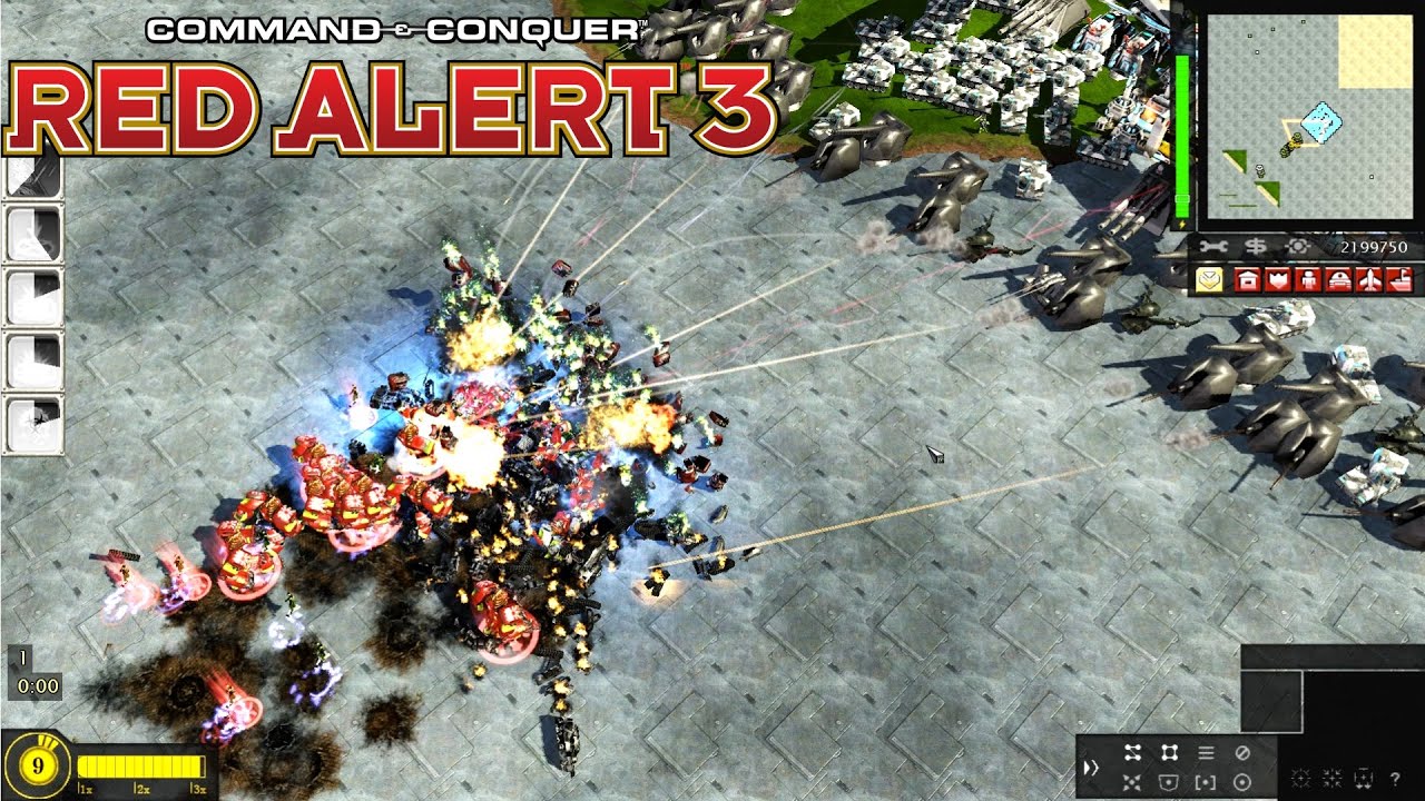 Red Alert 3 War of Powers MOD TD Gameplay | The Real TD with tons of Defensive Turret!