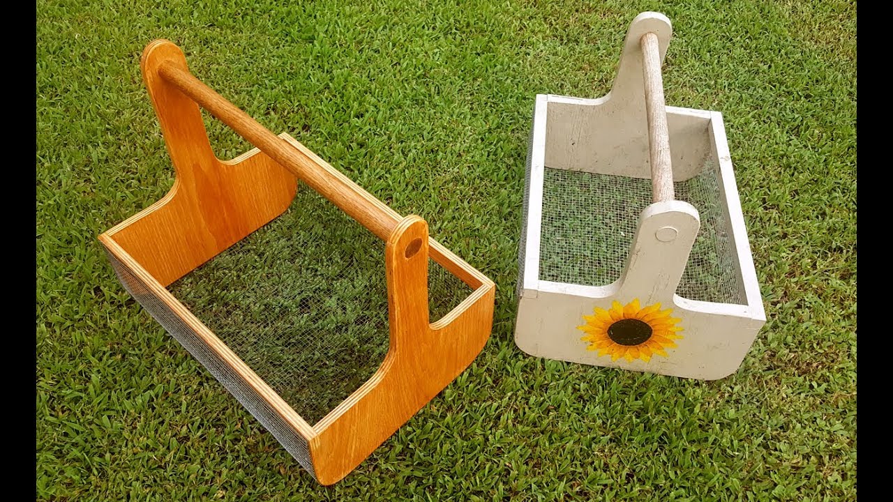 how to make a garden hod (basket)