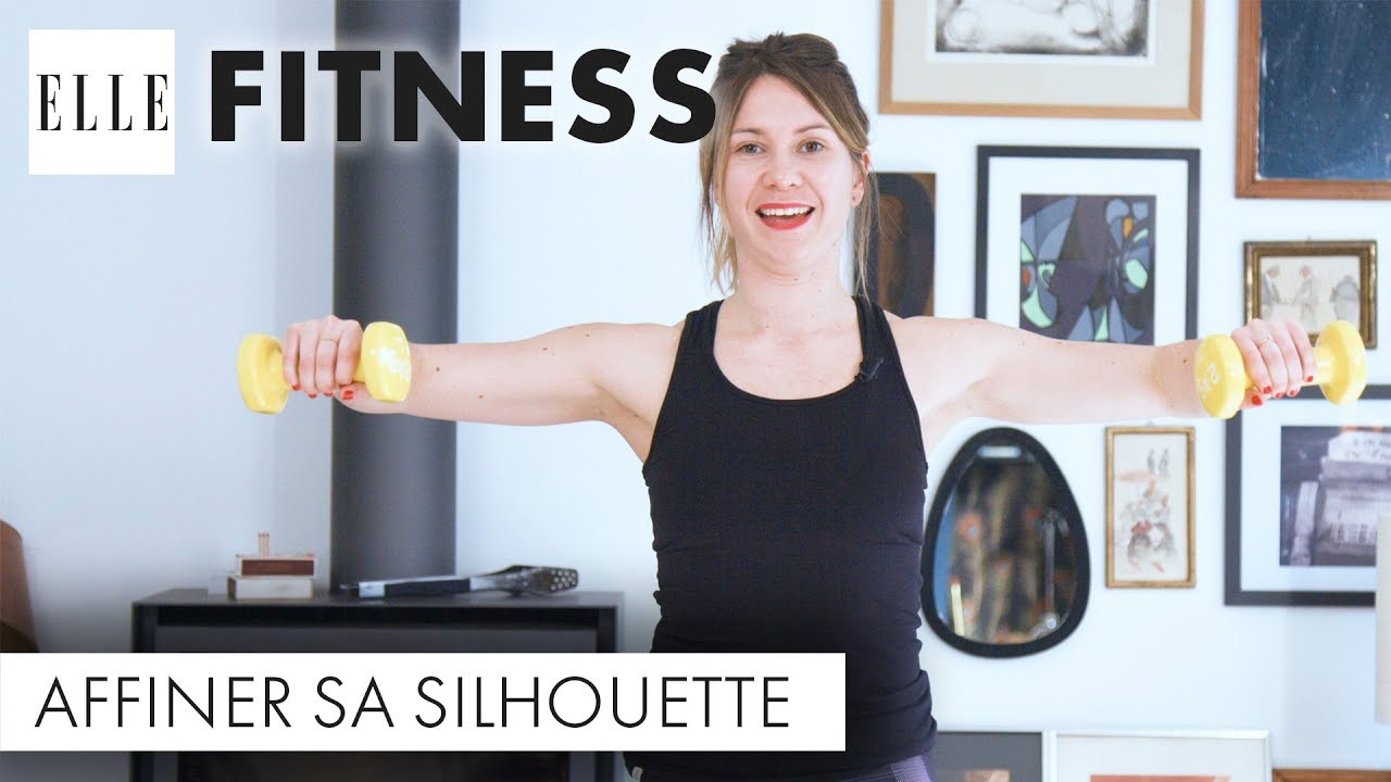 15 minutes pour affiner sa silhouette ( avec halt&egrave;res )┃ELLE Fitness