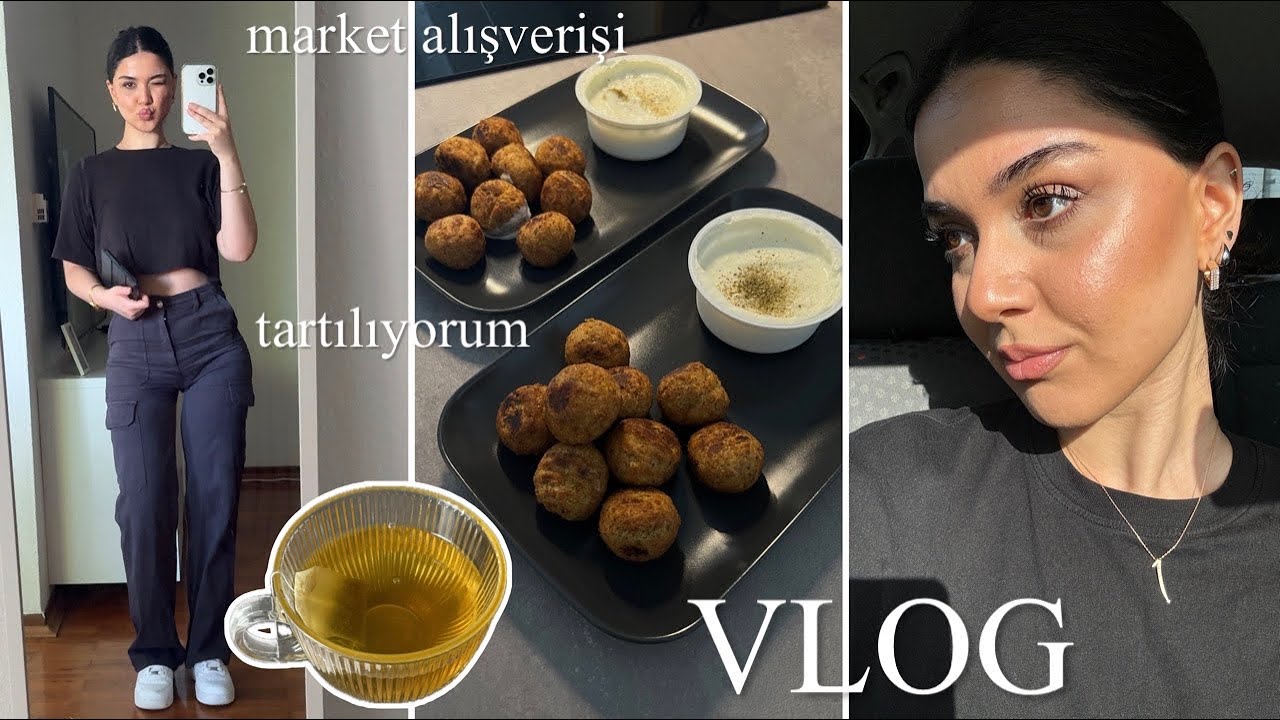 SAĞLIKLI MARKET ALIŞVERİŞ VLOG I zayıflamak için bir günde ne yiyorum, tartılıyorum, günlük vlog