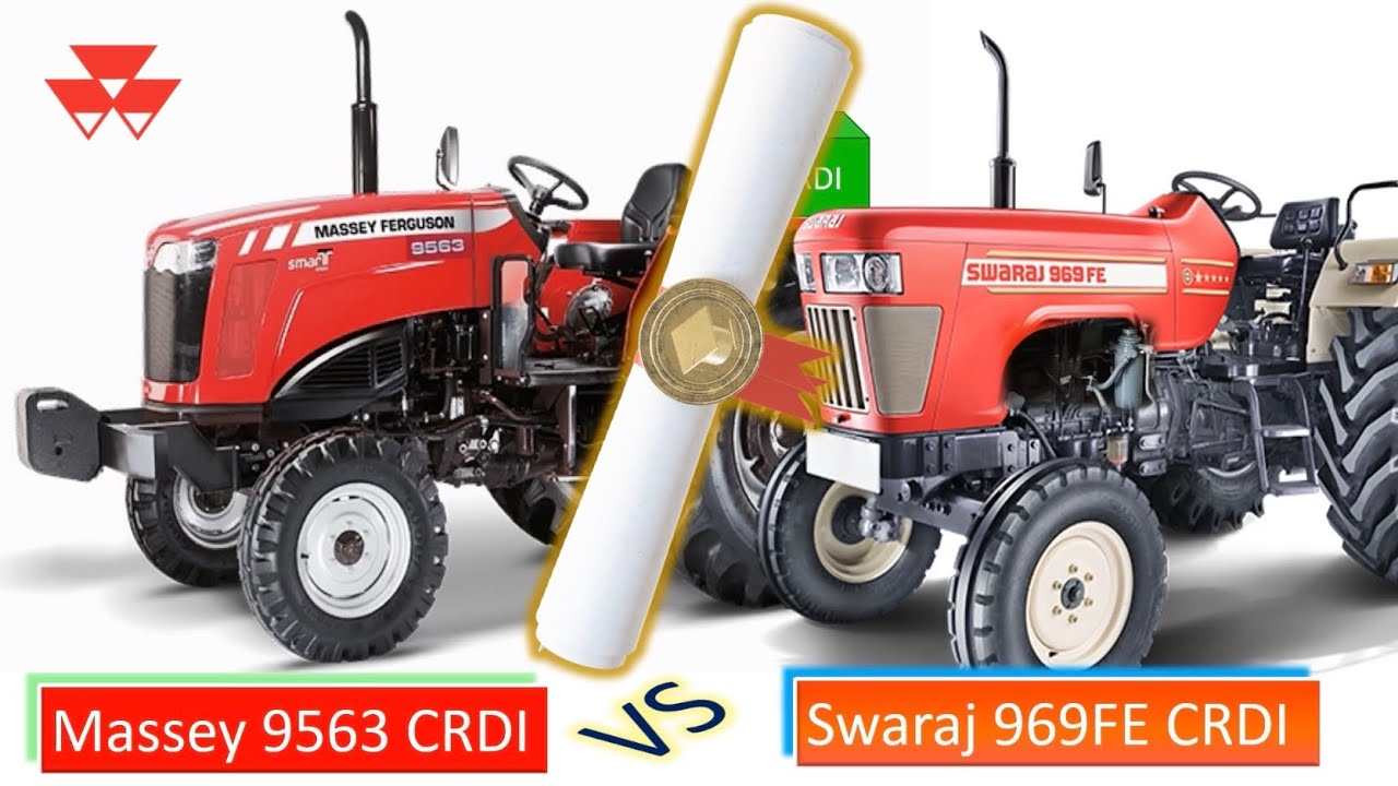 2023 Swaraj का CRDI के साथ आने वाला Swaraj 969 🍃 और Massey 9563 CRDI 🌱क्या लगता है कौन होगा Winner