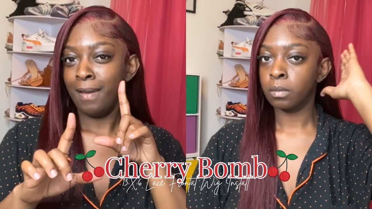 Hair Shenanigans | Cherry Bomb 13X6 Lace Wig Install 🍒