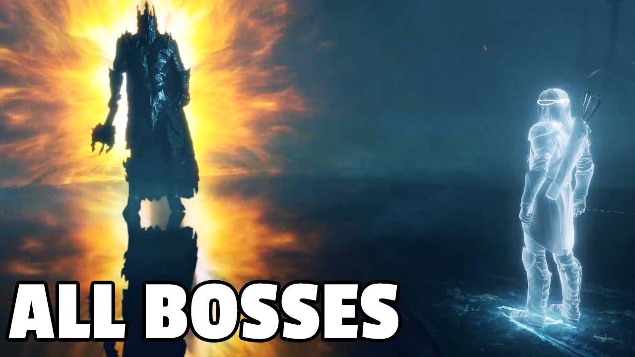 Shadow of War + Blade of Galadriel - ALL BOSSES and ending (with cutscenes)