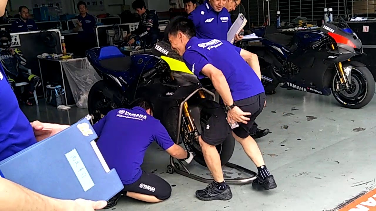 MotoGP Season Test 2018 @ Yamaha pit - Rossi VR46 Sepang Circuit