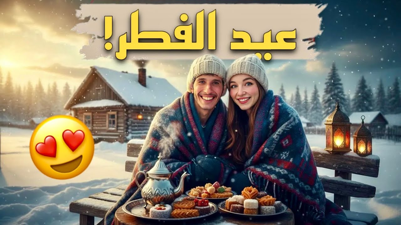 شوفو كيفاش دوزنا أول عيد الفطر في مزرعتنا الجديدة في ريف سيبيريا 🇲🇦🇷🇺
