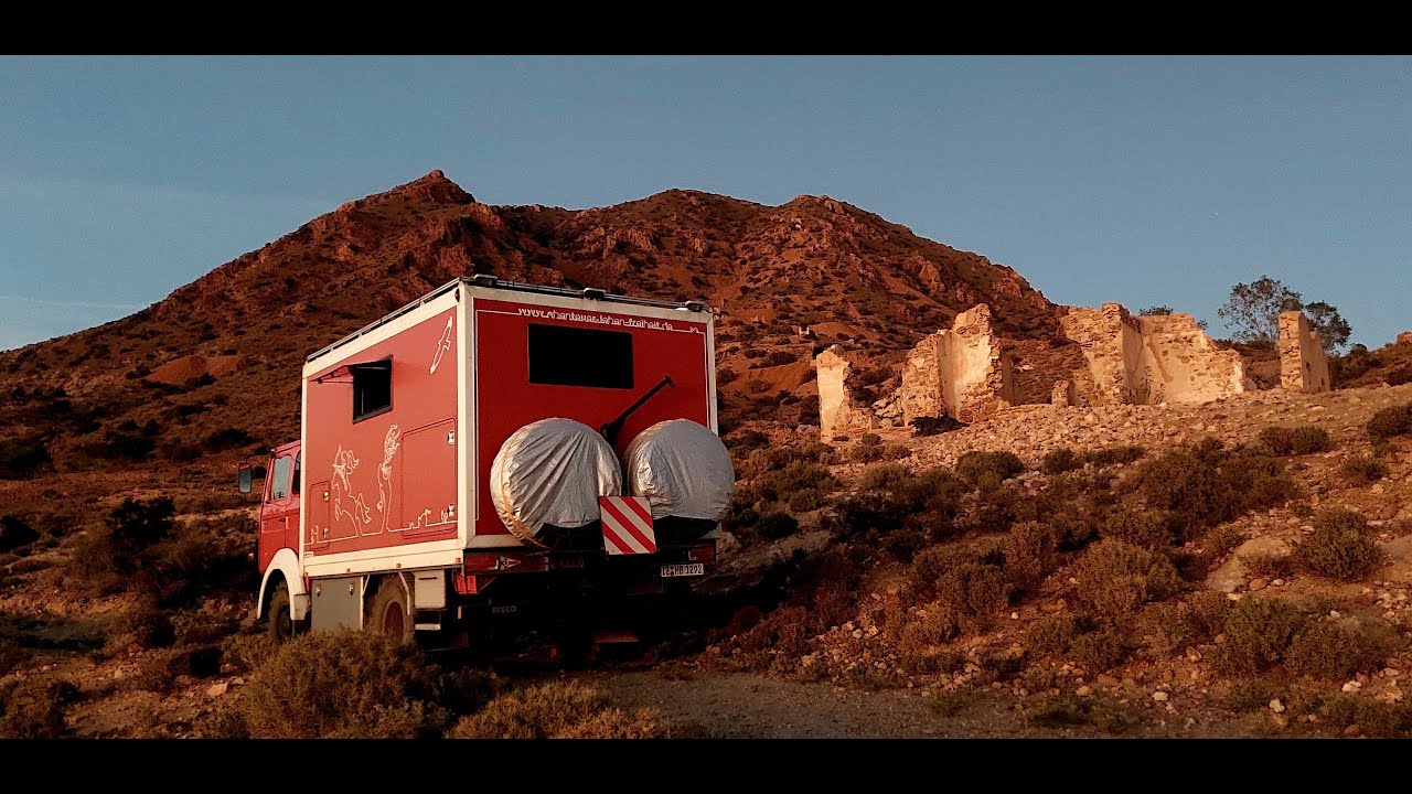 2024/3 mit Alf in Tunesien IVECO 90-16, Kairouan und Dorfruiene Tozza