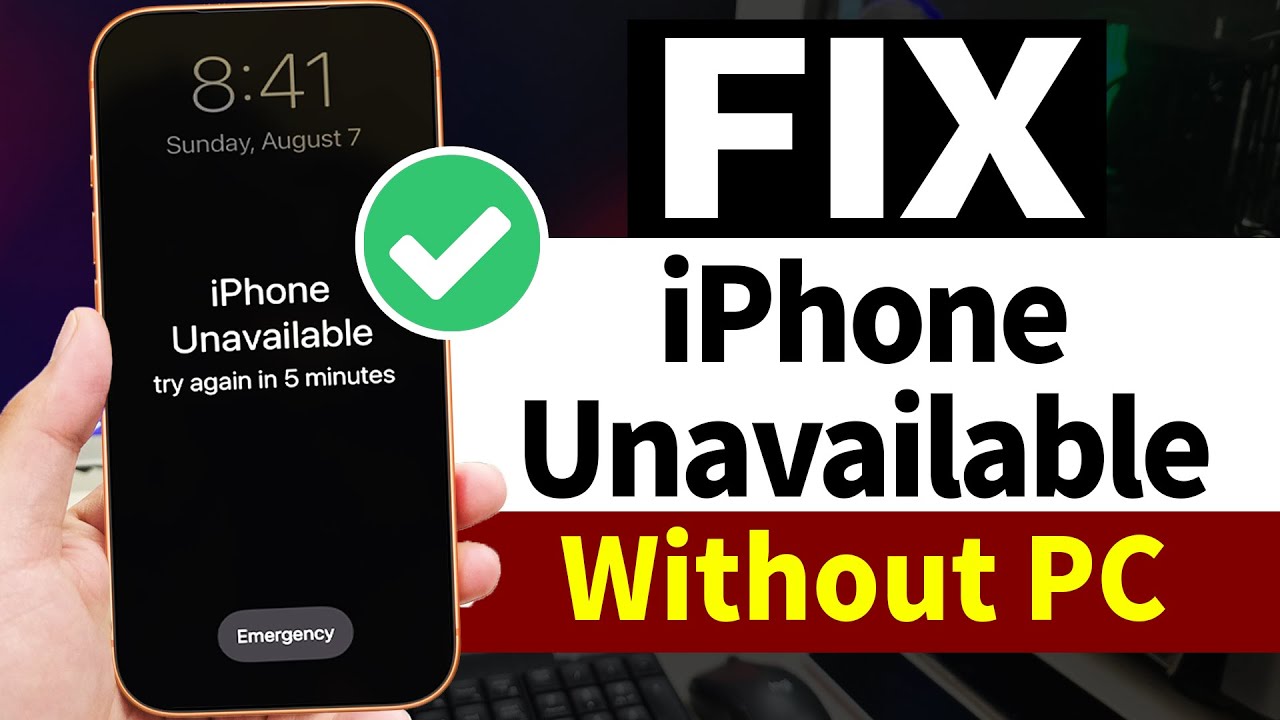 How to Fix Unavailable iPhone/iPad without Computer or iTunes - Unlock/Bypass Lockscreen Passcode