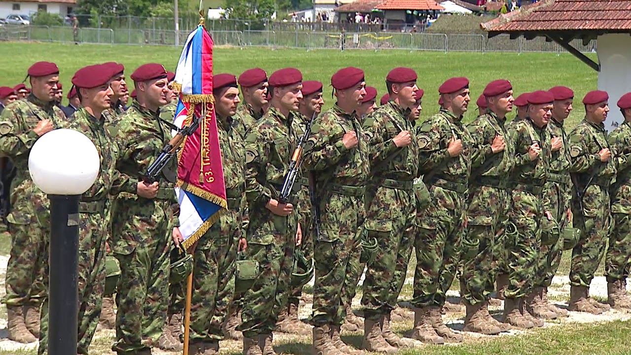 Zakletva pripadnika 63. padobranske brigade