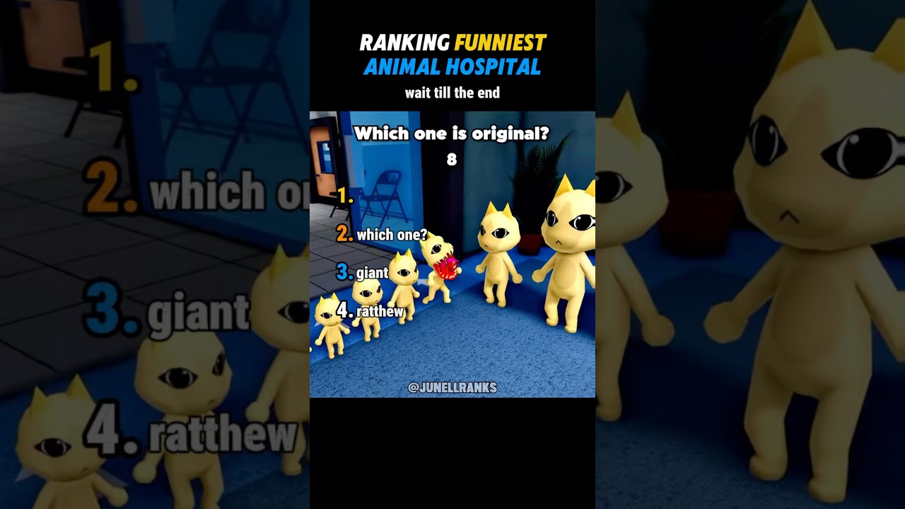 Ranking Funniest Animal Hospital Moments #roblox #animalhospital #usa