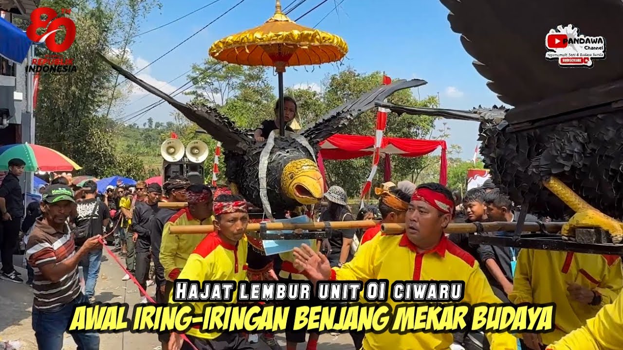 Awal pemberangkatan Benjang Mekar Budaya Ciwaru