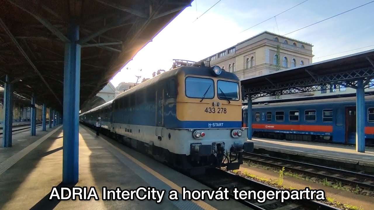 ADRIA InterCity indul Budapest-Keletiből a horvát tengerpartra