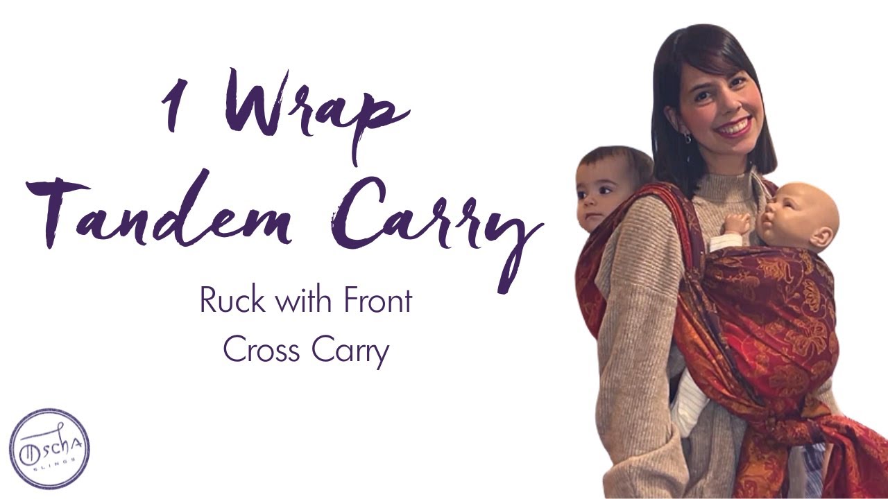 Tandem Carry One Long Wrap | Tandem Ruck with Front Cross Carry (FCC)