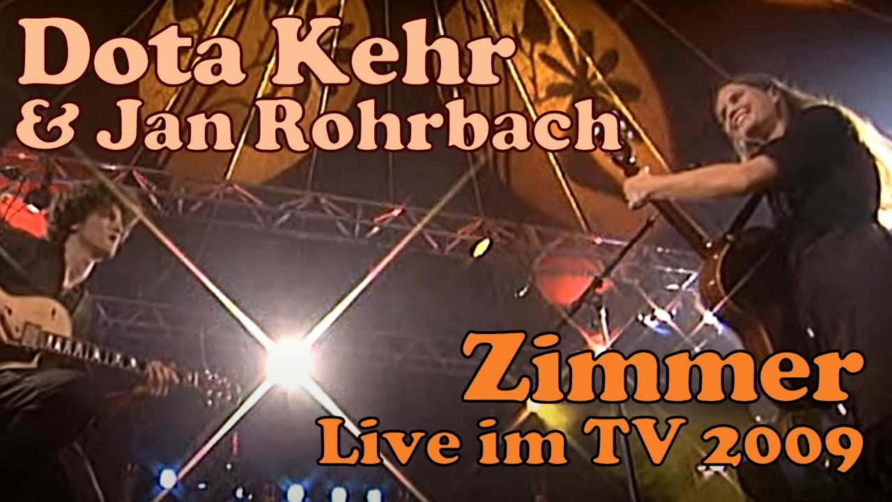Dota Kehr & Jan Rohrbach - Zimmer (LIVE f&uuml;rs TV 2009)