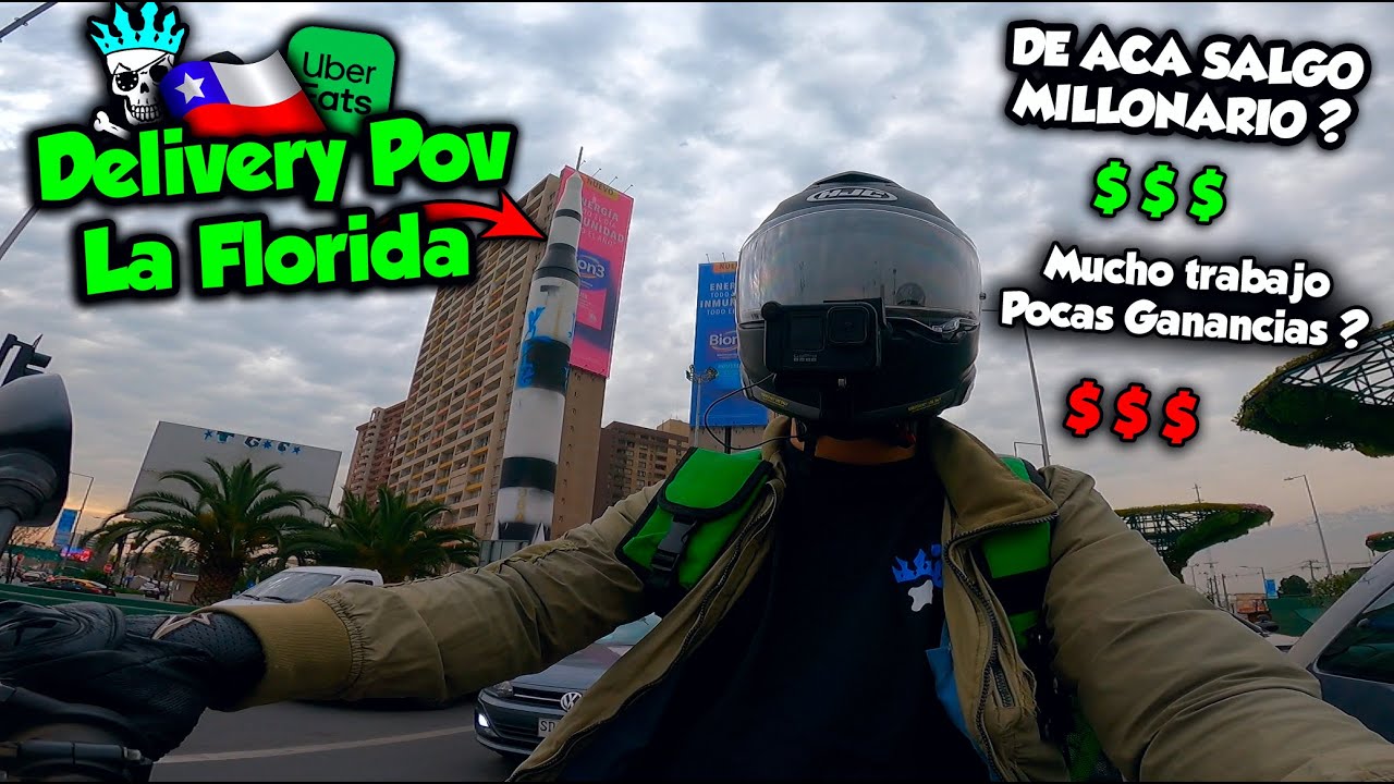 [ QUEDE MAS QUE SORPRENDIDO ] ¿Valió la Pena? Delivery Pov Chile / La Florida / #motovlog #chile