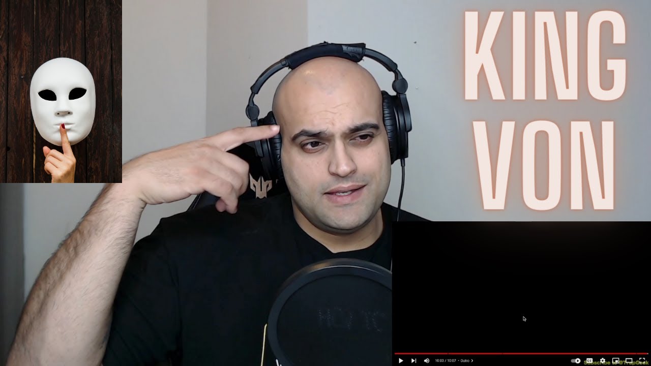 King Von: Soft Spoken Assassin Reaction (проблема исправлена, полная версия)