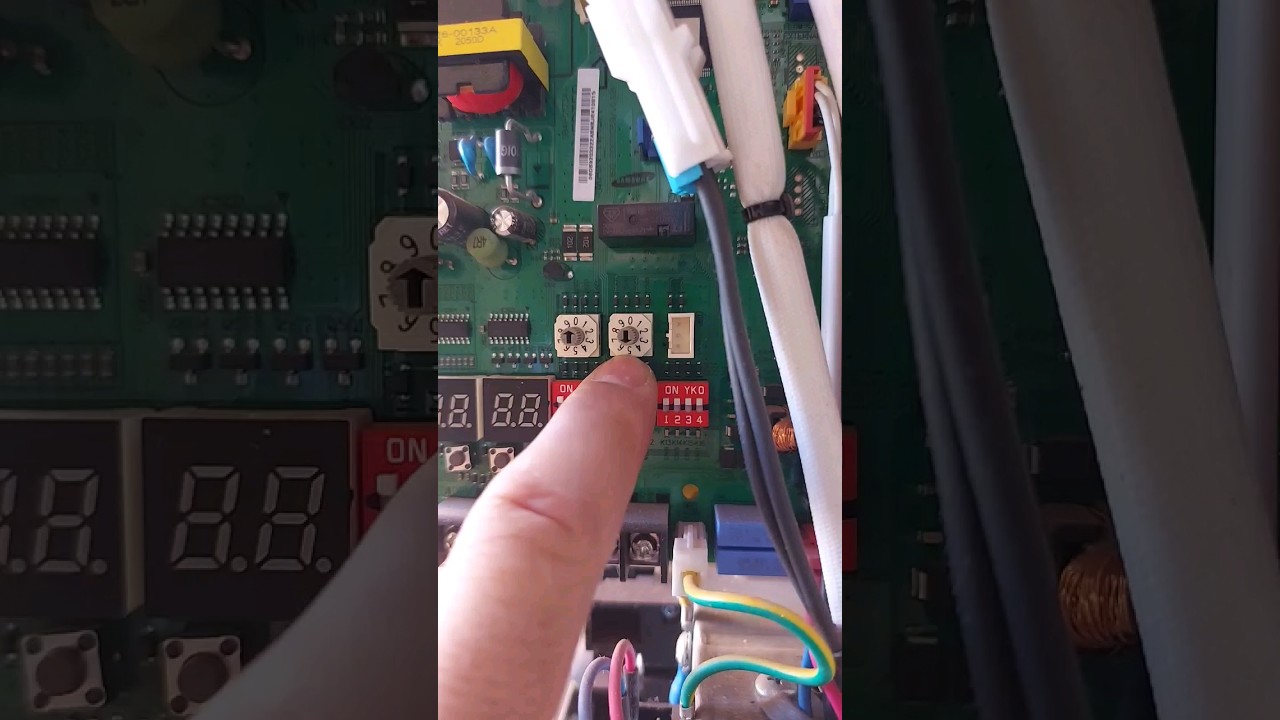 Como Reconfigurar o VRF Samsung 5 Hp com Defeito na Placa da Evaporadora
