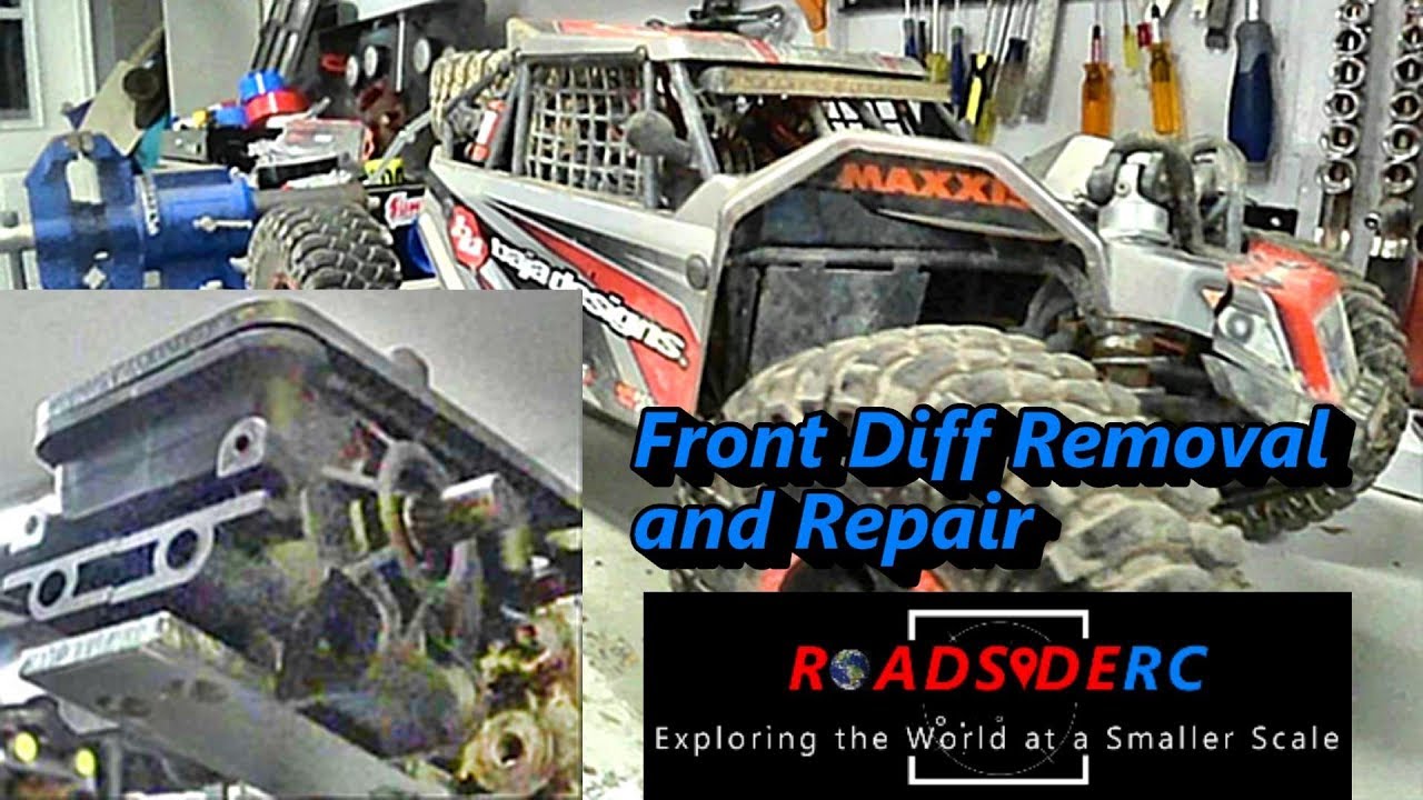 Losi Super Rock Rey  Front Diff Removal and Repair