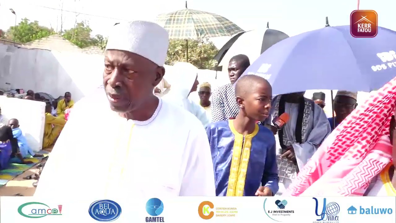 Eid Prayers at Lamin with Imam Sulayman Bojang