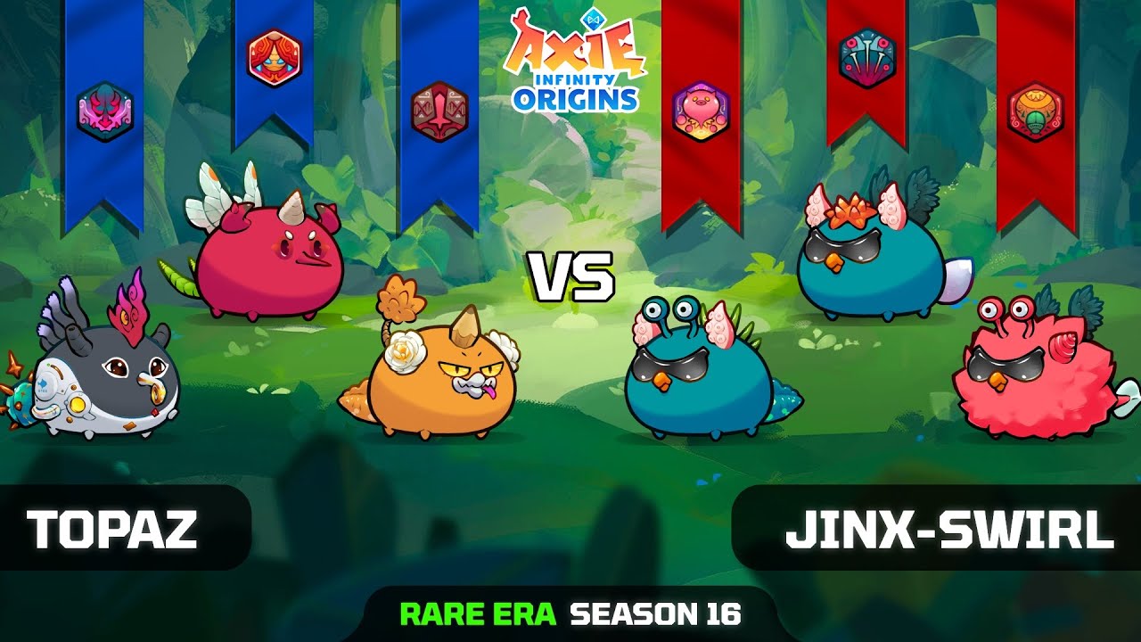 TOPAZ vs JINX-SWIRL | SEASON 16 | AXIE INFINITY ORIGINS