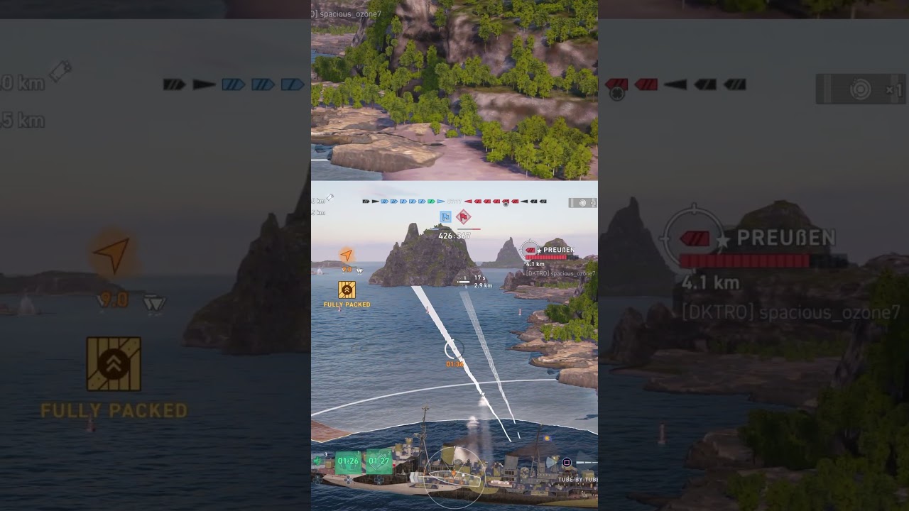 Sneaky sneaky Hector in World of Warships Legends #wowslegends #bestreplays