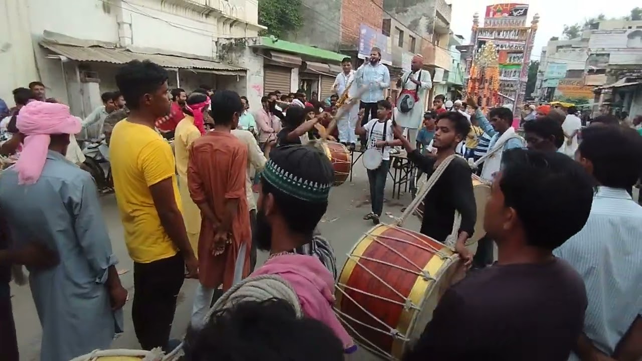 चेहल्लुम  शाहजहाँपुर बिजलीपुरा का तजिया बेरी चौकी