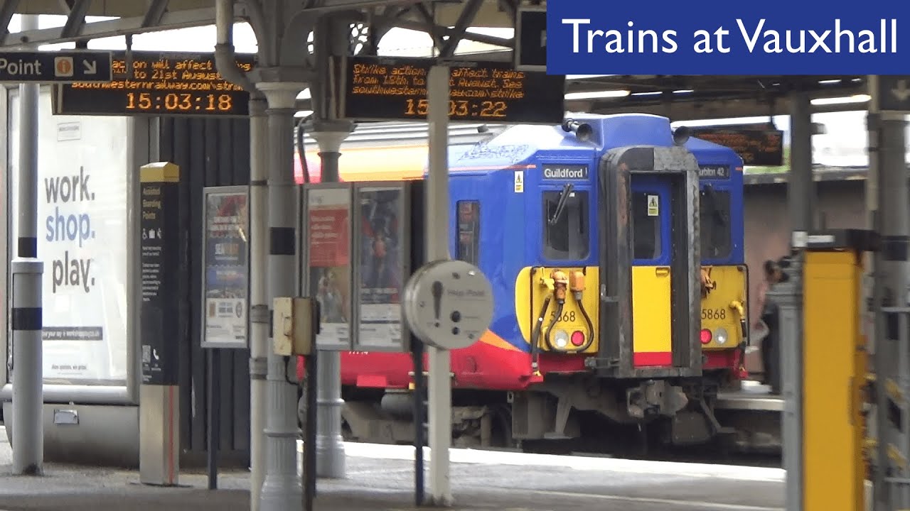 South Western Railway: Rush Hour trains at Vauxhall