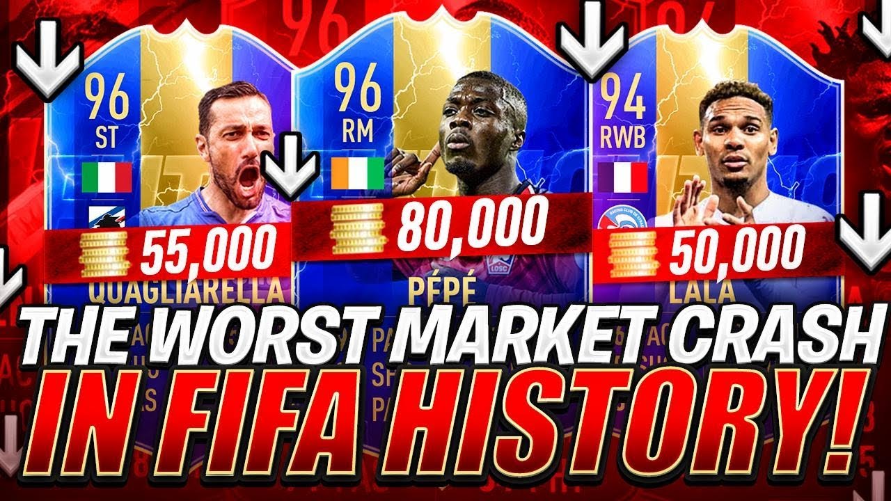 THE WORST MARKET CRASH IN FIFA HISTORY! PANIC! FIFA 19 Ultimate Team