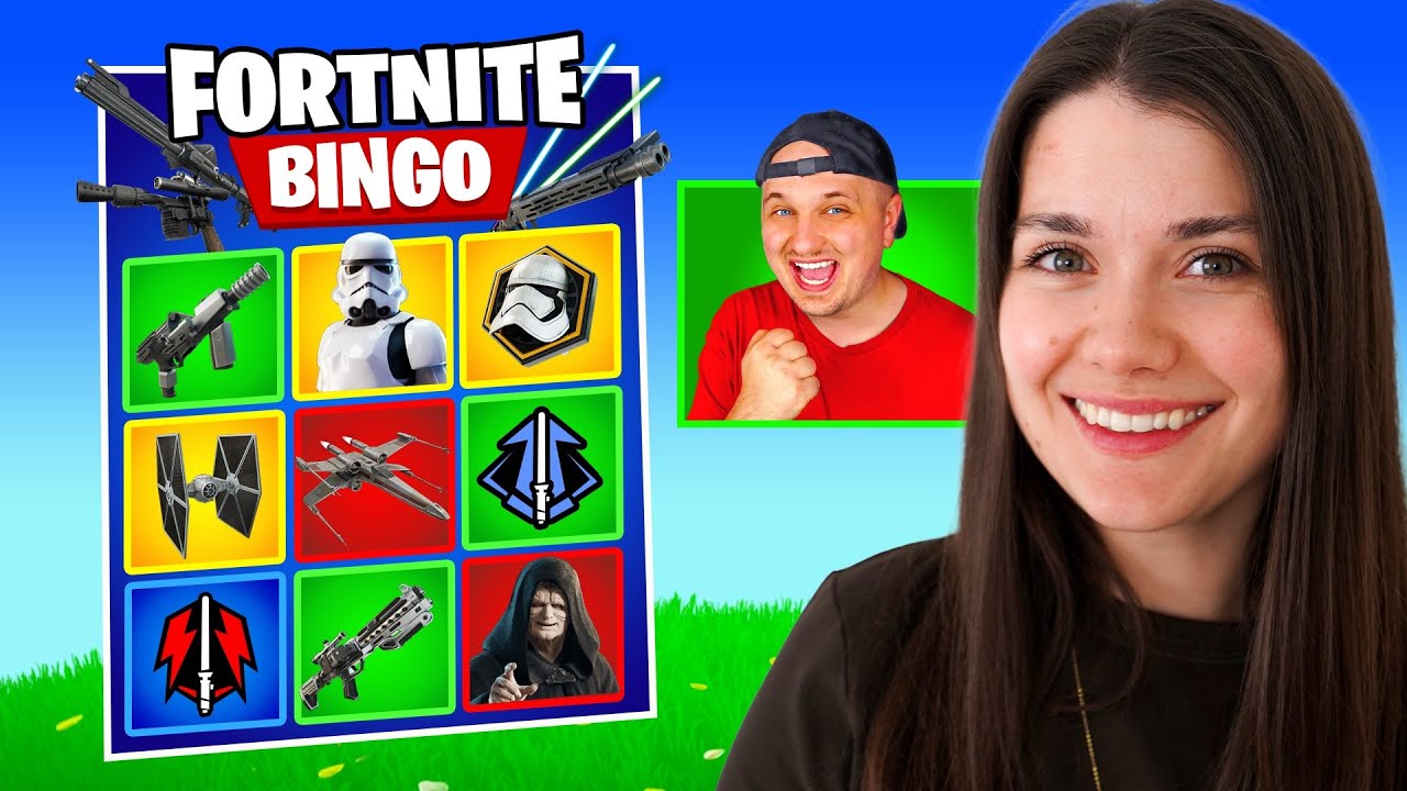 EWELA VS RAFA W BINGO STAR WARS w FORTNITE