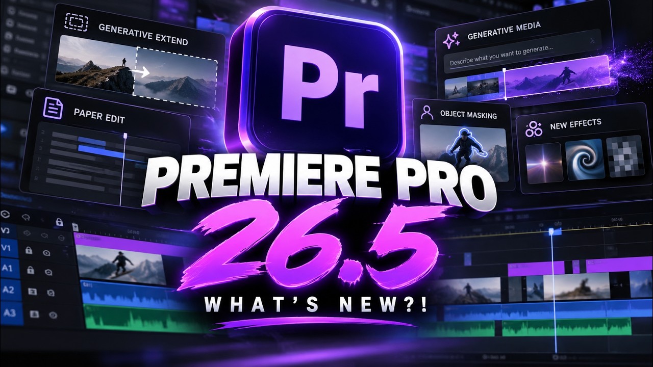Co NOWEGO w Premiere Pro 26.5?