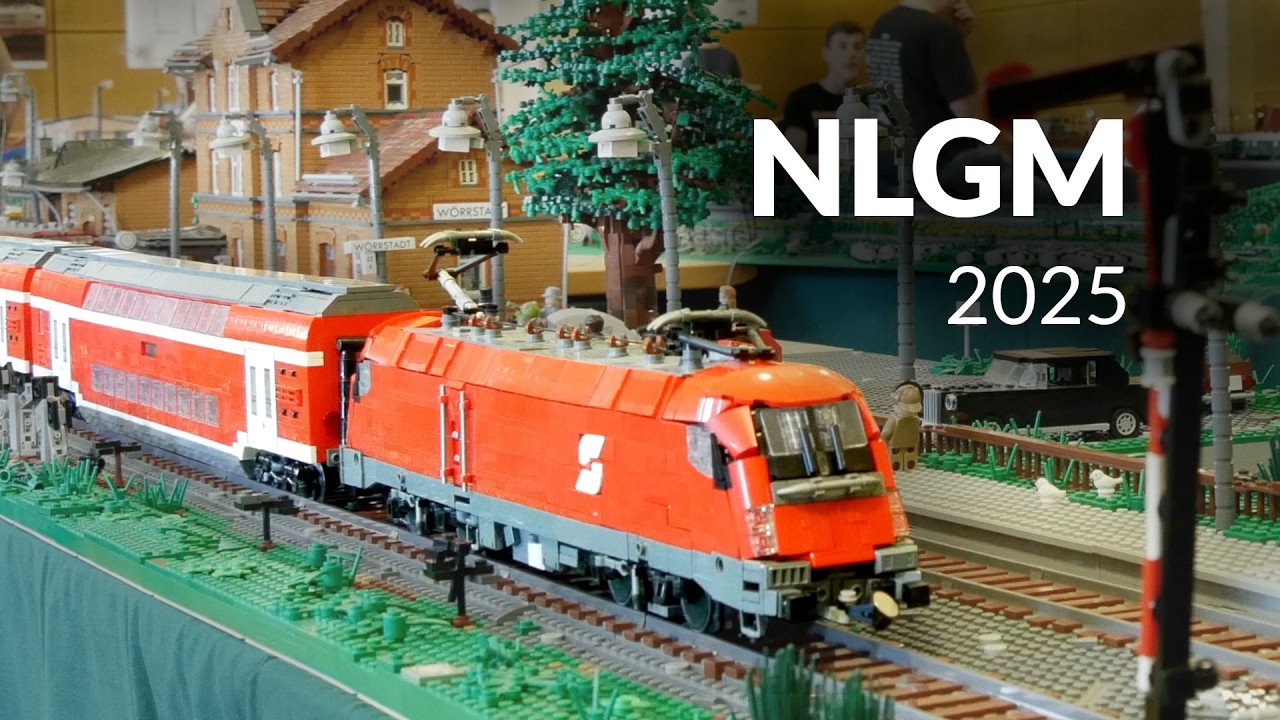 Over an hour of Custom LEGO® Trains (NLGM 2025)