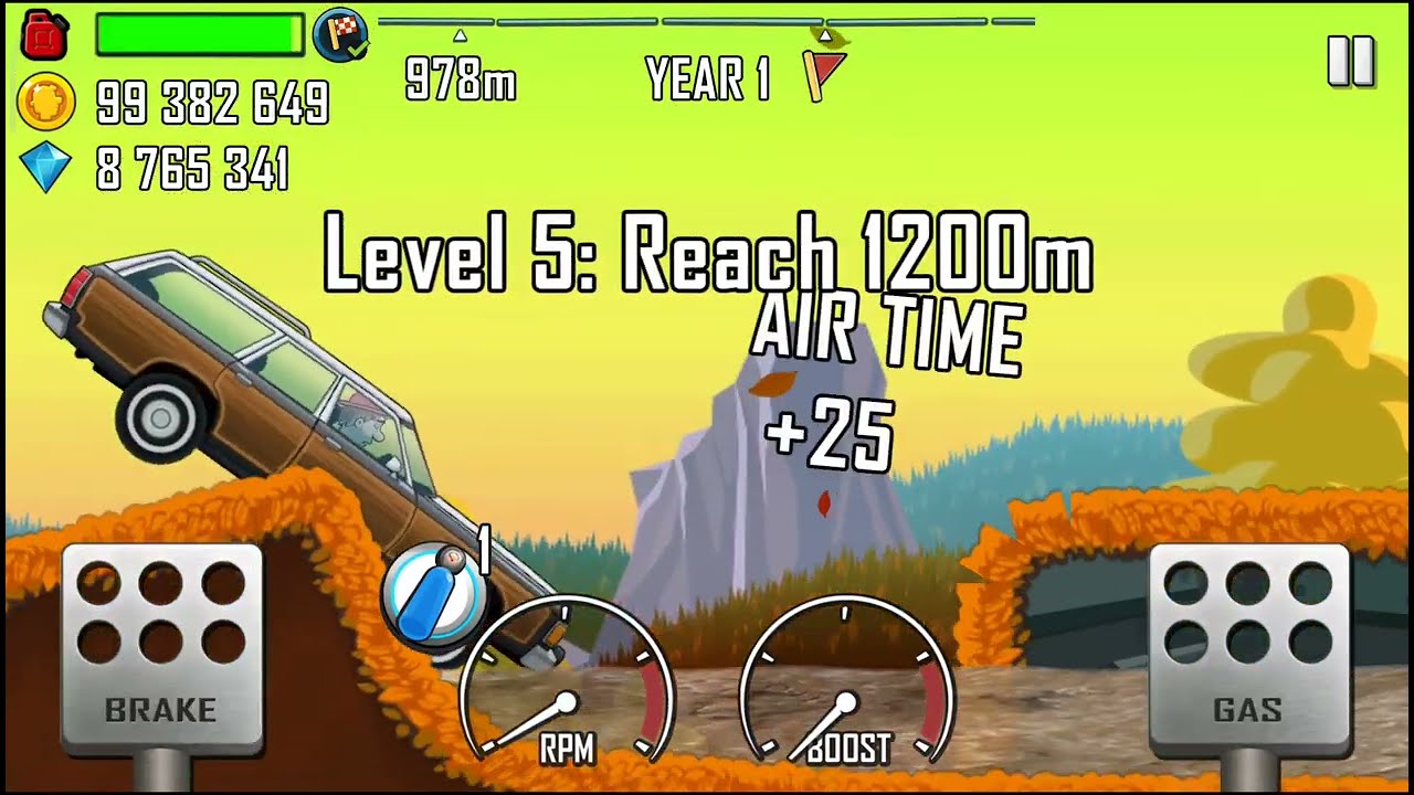 Hill Climb Racing - All in on Season With Family Car Drive 