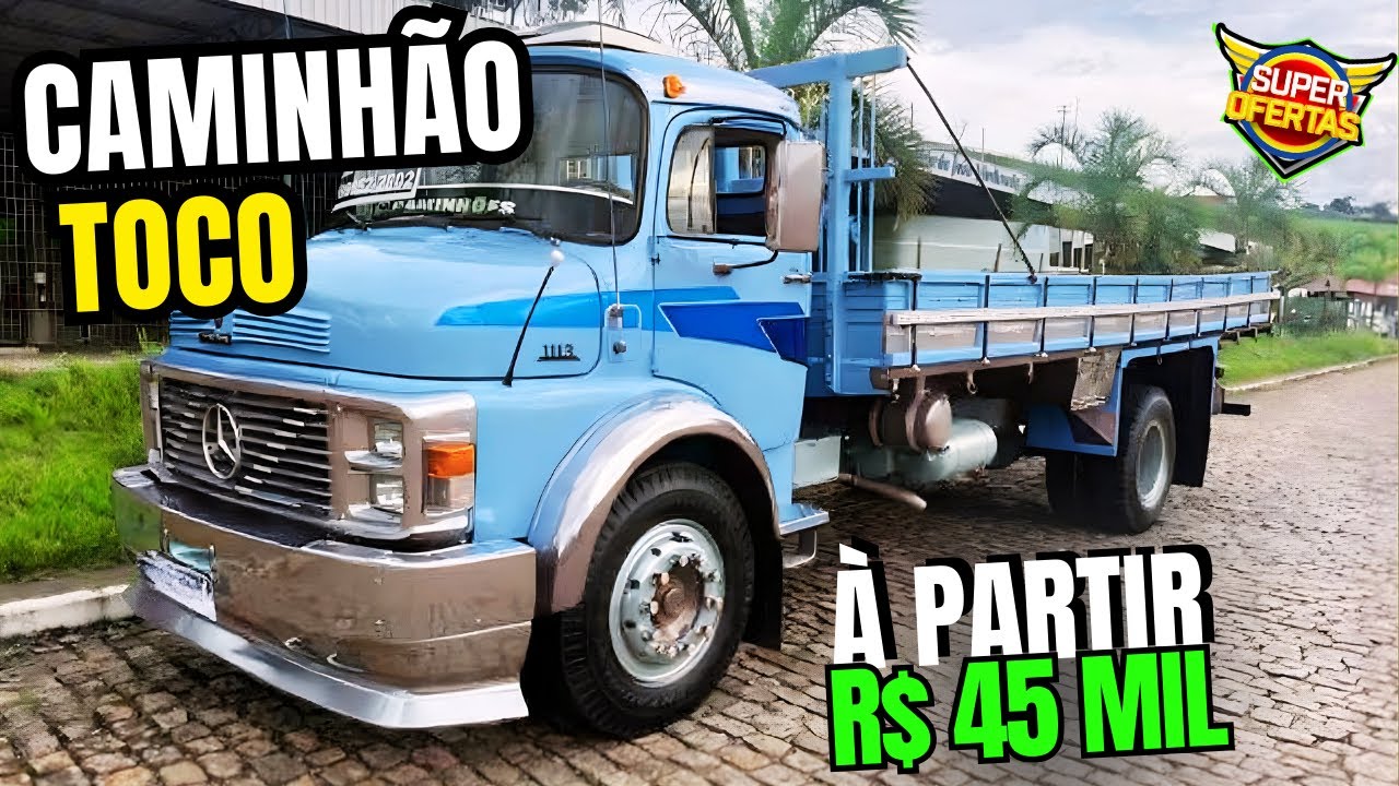 CAMINH&Otilde;ES TOCO CARROCERIA MADEIRA &agrave; PARTIR DE 45 MIL #caminhaotoco #carroceria #caminhaobarato