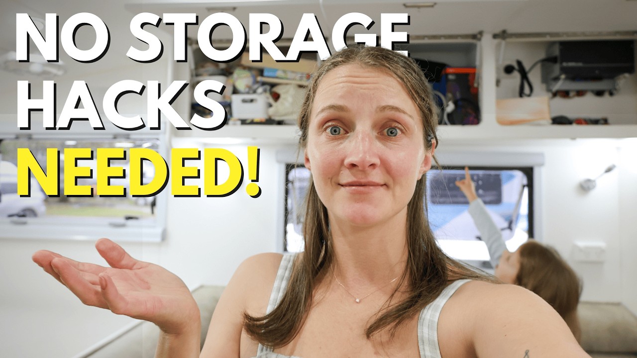 How We Store Everything for Full-Time Caravan Travel (With 2 Kids!)