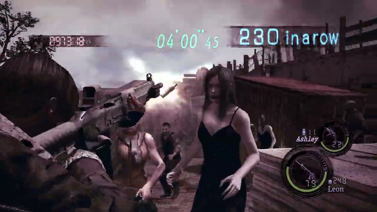 RE5 Train Station NO MERCY Mercenaries ~ Lostdanii Pack 2 ~ Leon & Ashley