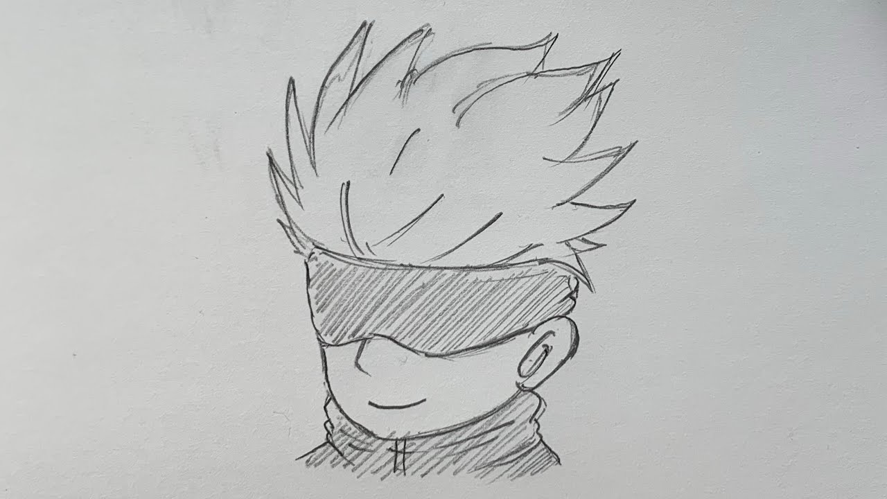 How To Draw Satoru  Gojo | Step By Step | Jujutsu Kaisen 2024