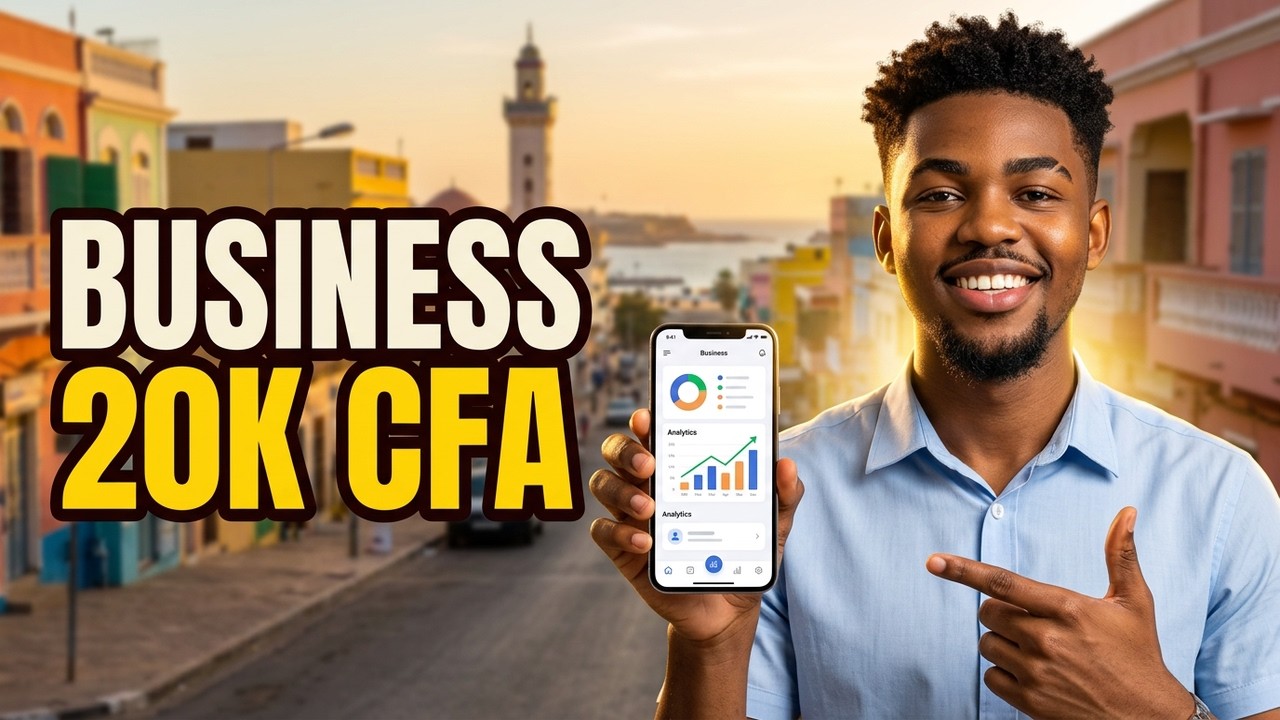 5 Business TIC à lancer au Sénégal avec moins de 20 000 FCFA (2026