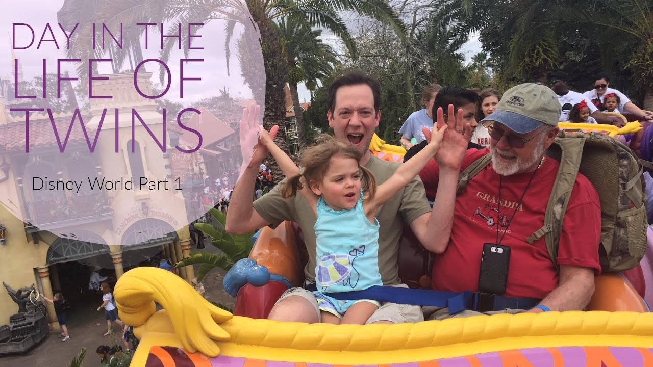 DAY IN THE LIFE VLOG | 3-YEAR-OLD TWIN GIRLS DISNEY WORLD PART 1